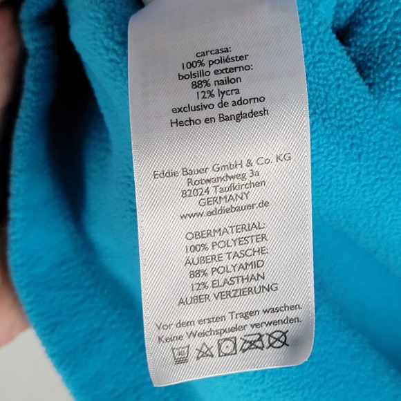 Eddie Bauer Womens Sweater Small First Ascent Fleece 1/4 Zip Polartec - Picture 10 of 12